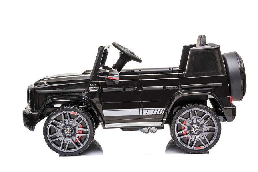 Gear cdsvKIDS ON WHEELZ | Mercedes-Benz Amg G63, 12V Electric Kids' Ride On Car With Parental Remote Control, Led Lights, Leather Seat And Mp3- Kids On Wheelz