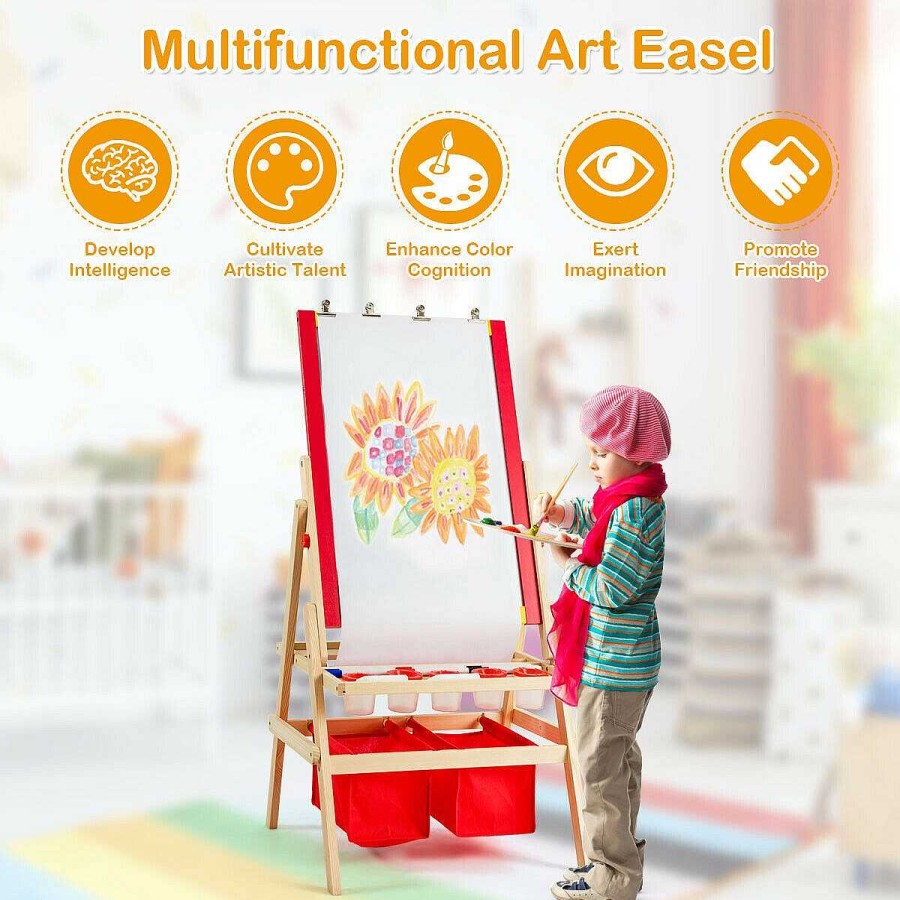 Gear dsvCOSTWAY | Flip-Over Double-Sided Kids Art Easel