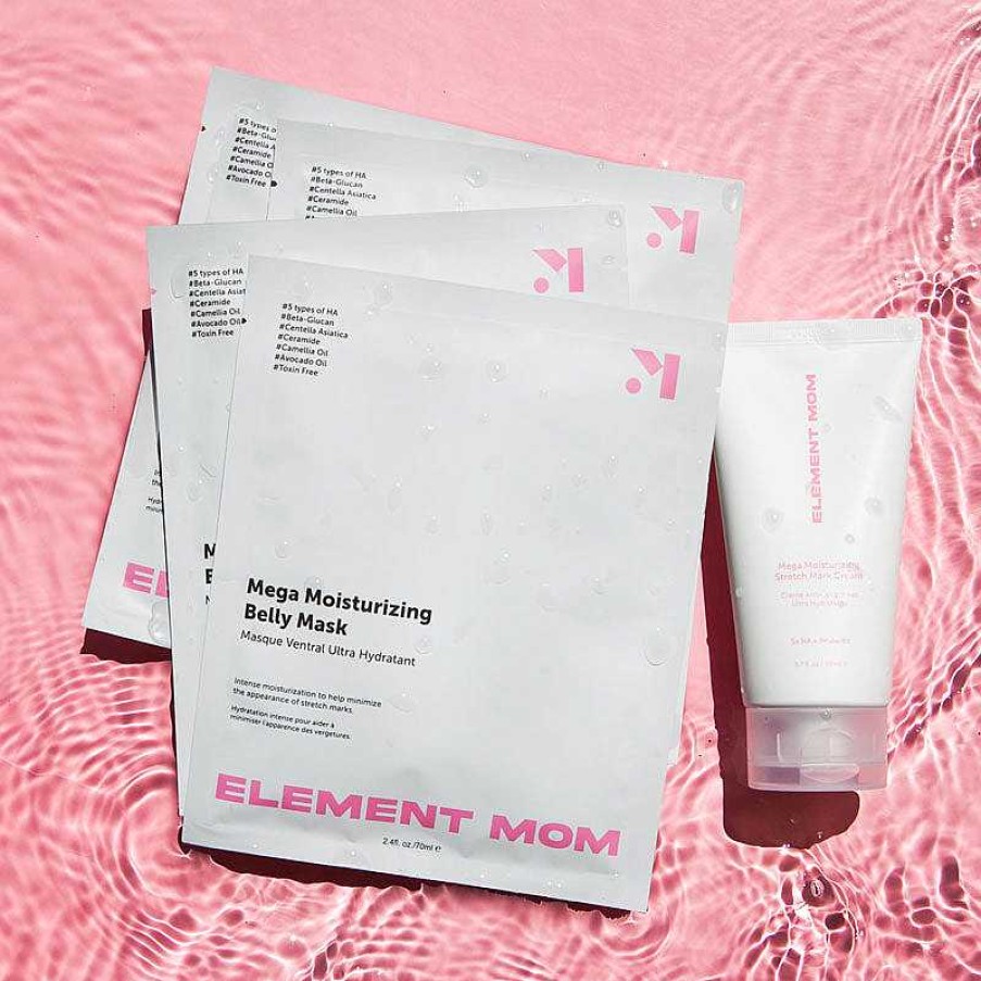 Nursery cdsvELEMENT MOM | Mama'S Mega Moisturizing Kit - Belly Masks + Cream