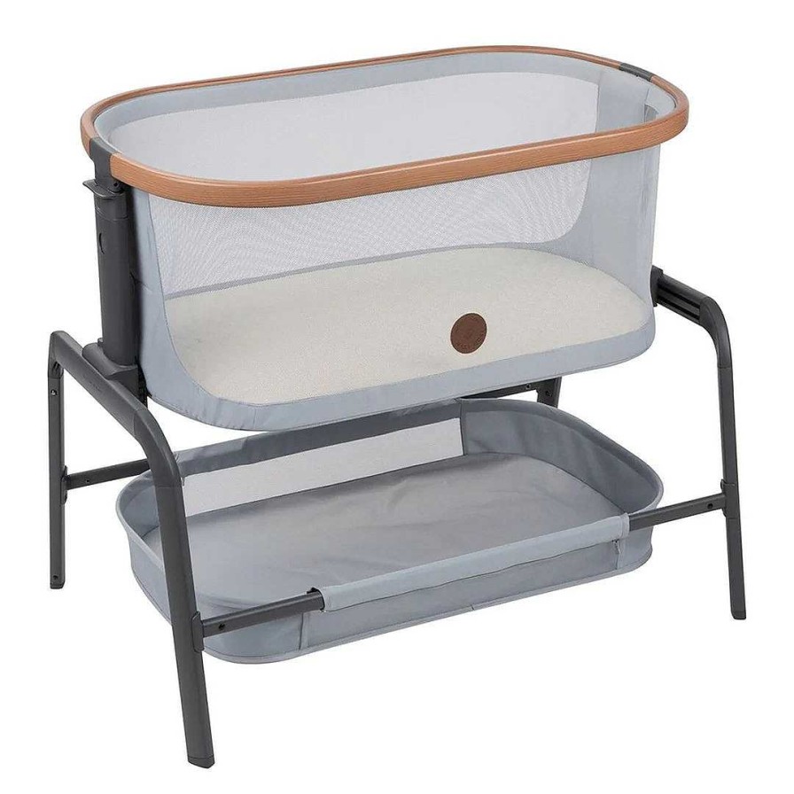 Nursery opDOREL | Iora Bedside Bassinet - Essential Grey