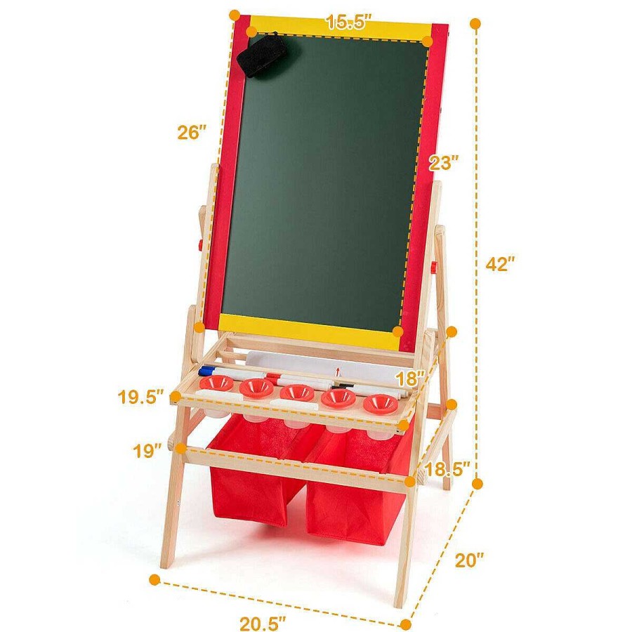 Gear dsvCOSTWAY | Flip-Over Double-Sided Kids Art Easel