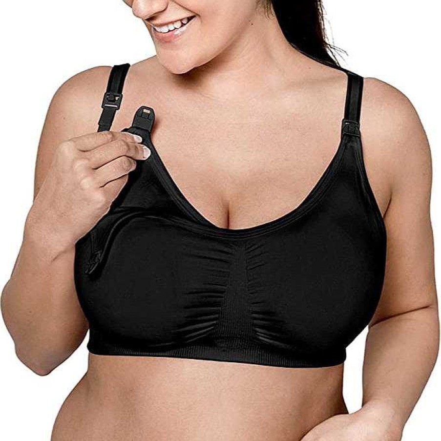 Nursery opMEDELA | Medela 3 In 1 Nursing And Pumping Bra Black Xl