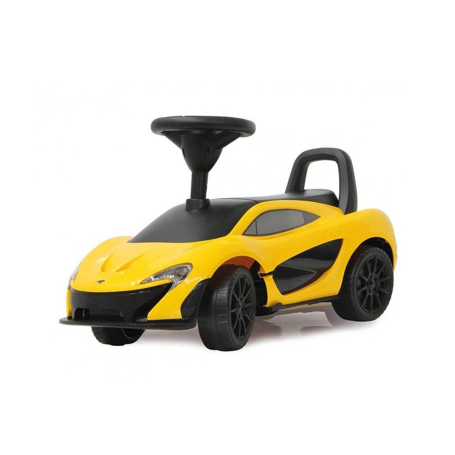 Gear cdsvKidsVIP | Mclaren P1 Push Car For Toddlers With Leather Seat & Music - Yellow