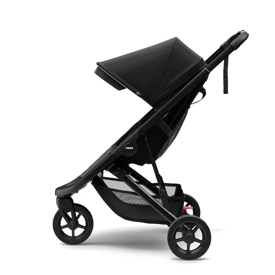 Strollers mapTHULE | Spring City Stroller - Midnight Black On Black + Changing Bag - Midnight Black