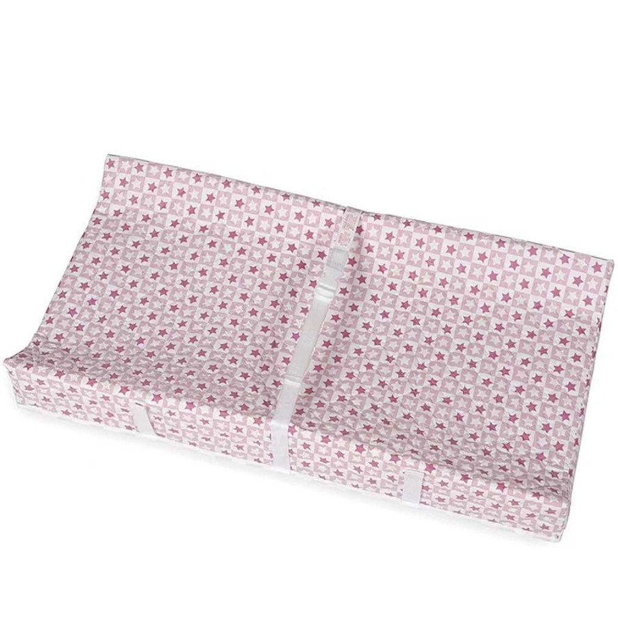 Nursery lqINDIGO | Quilted Contour Changing Pad - Pink