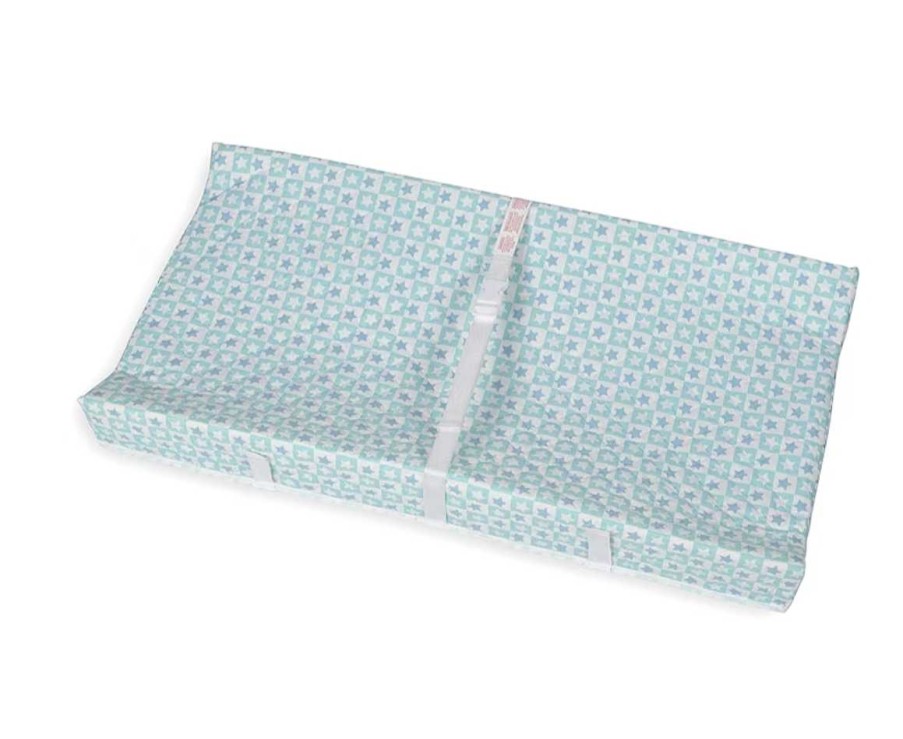 Nursery lqINDIGO | Quilted Contour Changing Pad - Blue