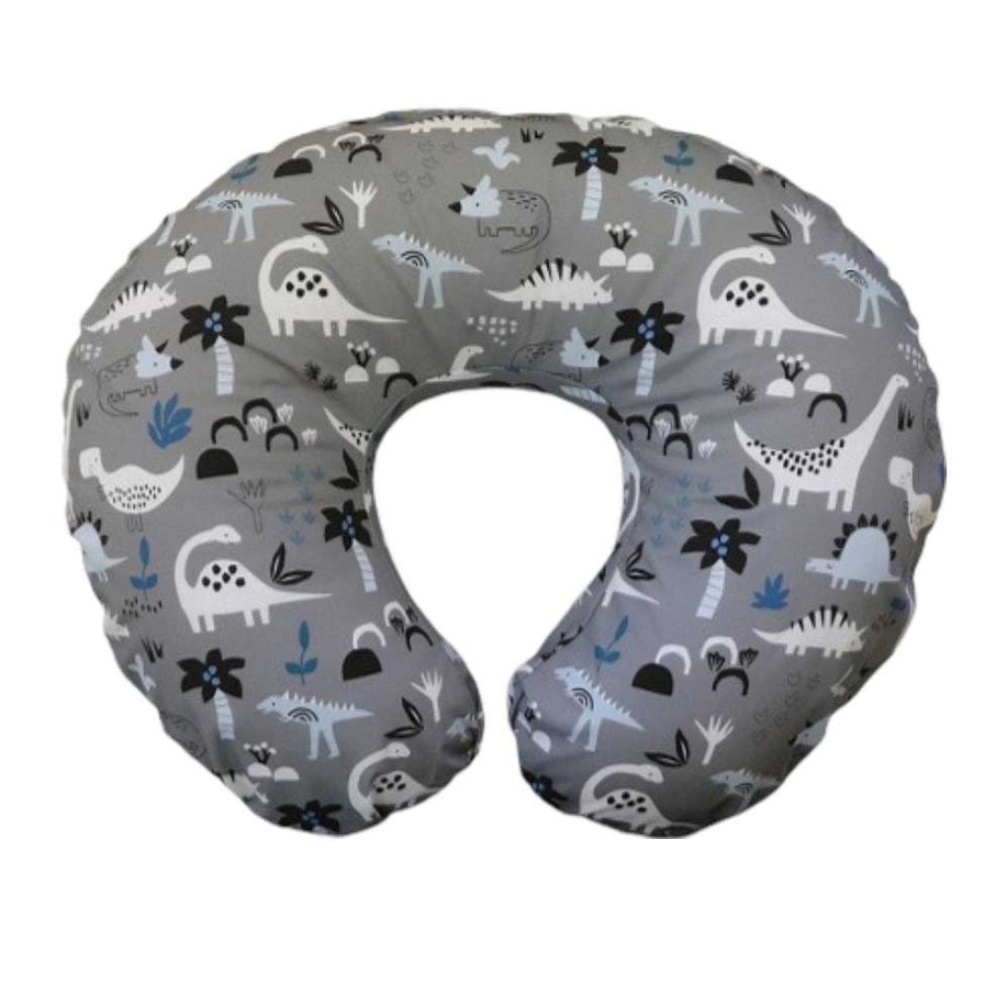 Nursery rsA.SHOPOVA | Original Nursing Pillow And Positioner - Grey Dinosaurs