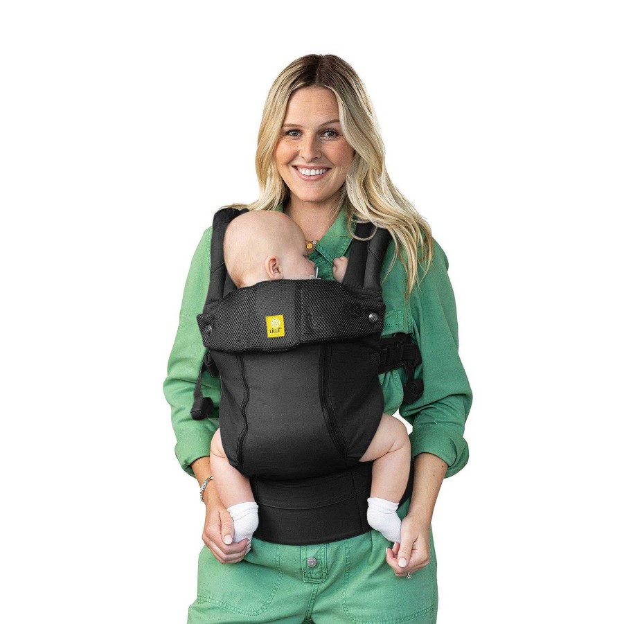 Gear lqINDIGO | Complete All Season Six-Position Ergonomic Baby Carrier - Black