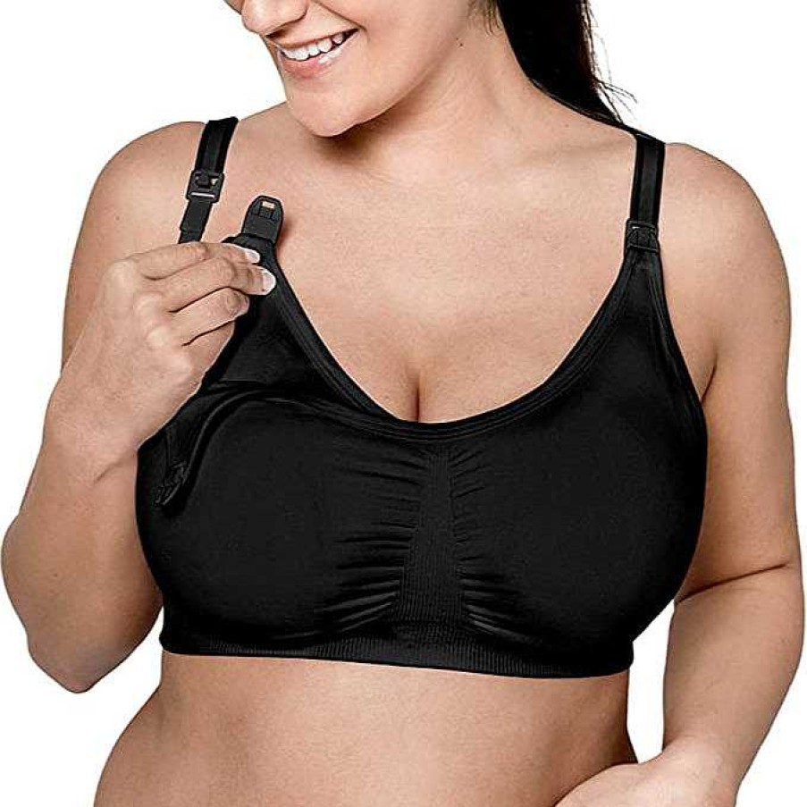 Nursery opMEDELA | Medela 3 In 1 Nursing And Pumping Bra Black Large