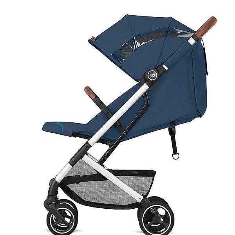 Strollers opCOLUMBUSTP | Gb Qbit+ All City Stroller - Night Blue (Only 17 Lbs)