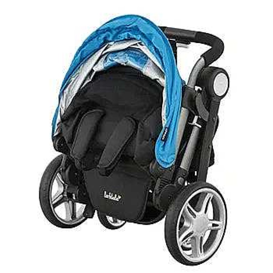 Strollers obLARKTALE | Coast Stroller - Freshwater Blue + Rain Cover