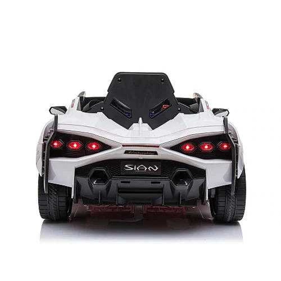 Gear dsvKIDZ ON WHEELS | Lamborghini Sian 12V Ride On Car - 1 Seater - White