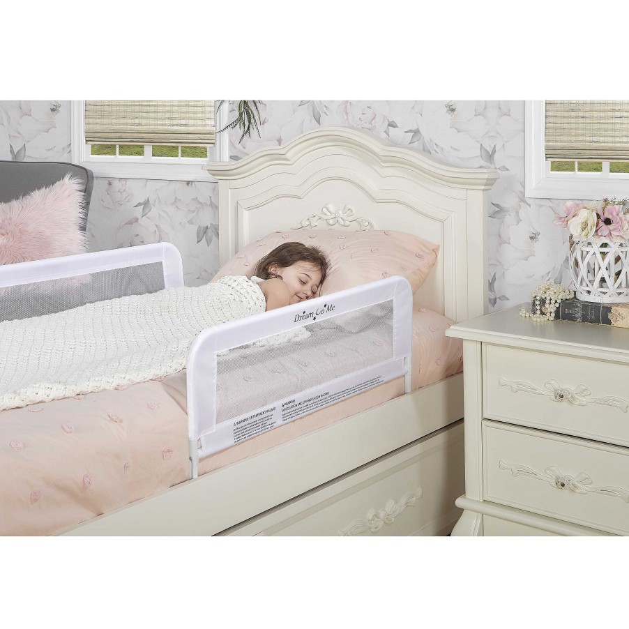 Nursery dsvDREAM ON ME | Mesh Security Bed Rails - White