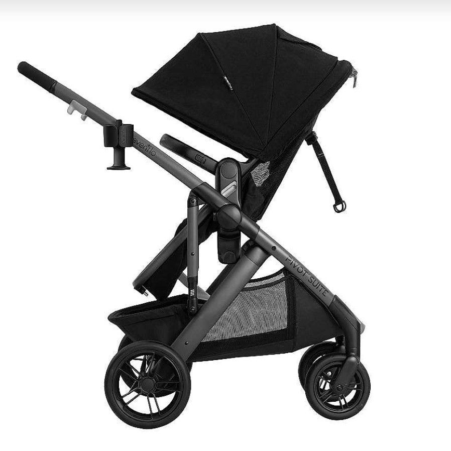 Strollers opGOODBABY CANADA | Pivot Suite Modular Stroller With Litemax Infant Car Seat - Dunloe Black